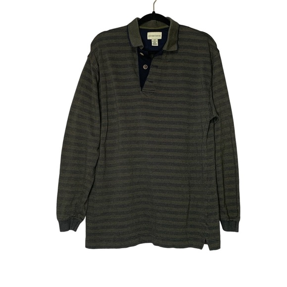 Cutter & Buck Other - Cutter & Buck Navy and Olive long sleeve polo shirt. Size‎ Lg
